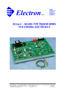 B1110-C – BASIC ELECTRONICS TRAINER