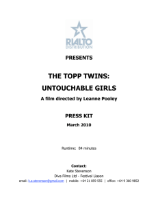 THE TOPP TWINS: UNTOUCHABLE GIRLS