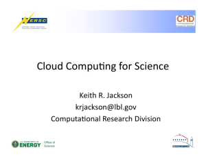 Cloud Compu2ng for Science