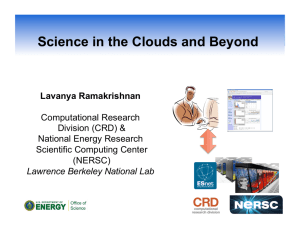 Science in the Clouds and Beyond