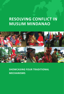 resolving conflict in muslim mindanao