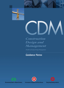 Guidance Notes on Construction Design and Management