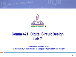 Comm 471: Digital Circuit Design Lab 7