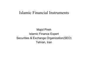 Islamic Financial Instruments