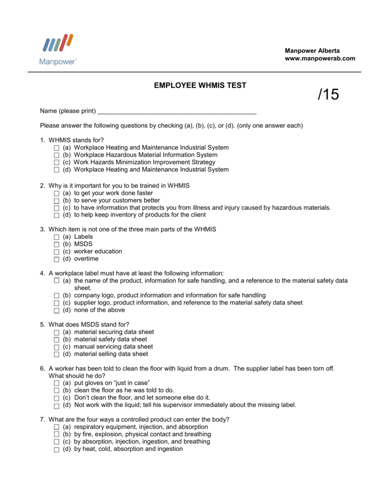 Assessment tests for jobs answers