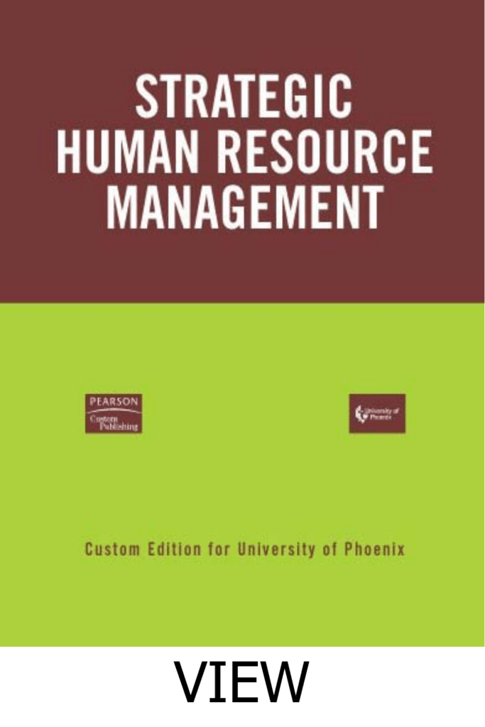 Strategic Human Resource Management Second Edition 