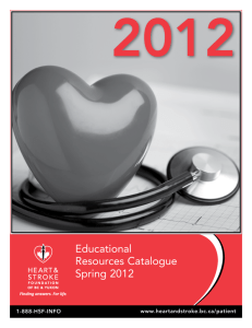 Educational Resources Catalogue Spring 2012