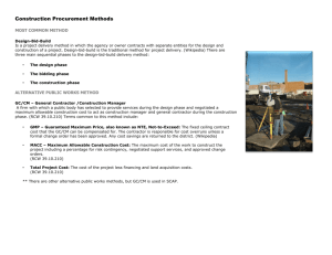 Construction Procurement Methods