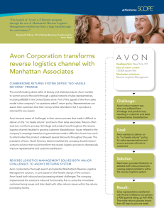 Avon reaped tremendous benefits for its 600000 U.S. representatives