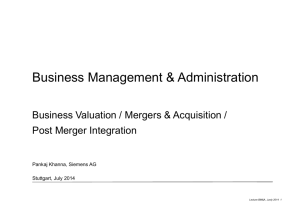 What is Business valuation?