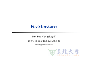 Sequential file - Jian-Hua Yeh