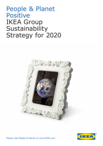 People & Planet Positive IKEA Group Sustainability Strategy for 2020