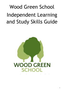 WGS Sixth Form Study Guide