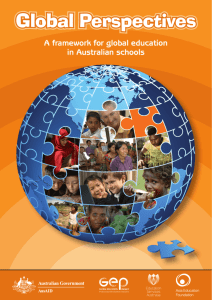 Global Perspectives, A framework for global education in Australian