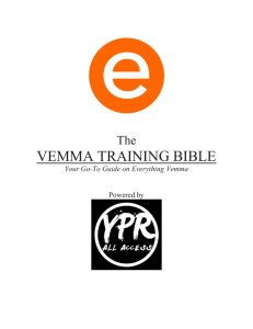 vemma training bible