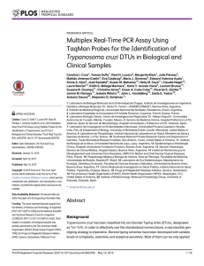 Multiplex Real-Time PCR Assay Using TaqMan Probes for