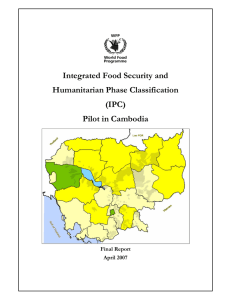 Integrated Food Security and Humanitarian Phase Classification