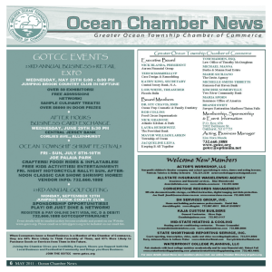 MAY 2011 - Greater Ocean Township Chamber of Commerce
