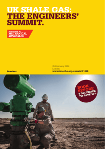 uk shale gas: the engineers' summit.