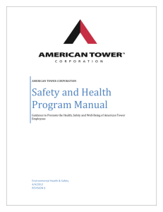Safety and Health Program Manual