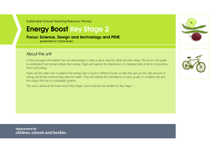 Energy Boost Key Stage 2