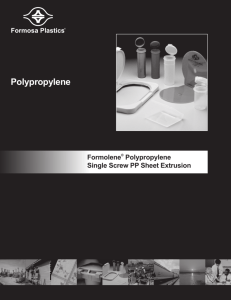 Polypropylene - Formosa Plastics Corporation, U.S.A.