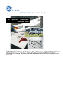Thermoforming Processing Guide