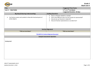 Grade 3 Math Unit 4