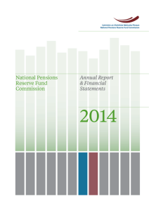 Annual Report 2014 - National Pensions Reserve Fund