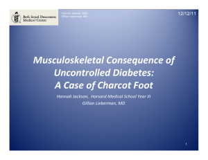 Musculoskeletal Consequence of Uncontrolled Diabetes: A Case of
