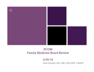 PCOM Family Medicine Board Review