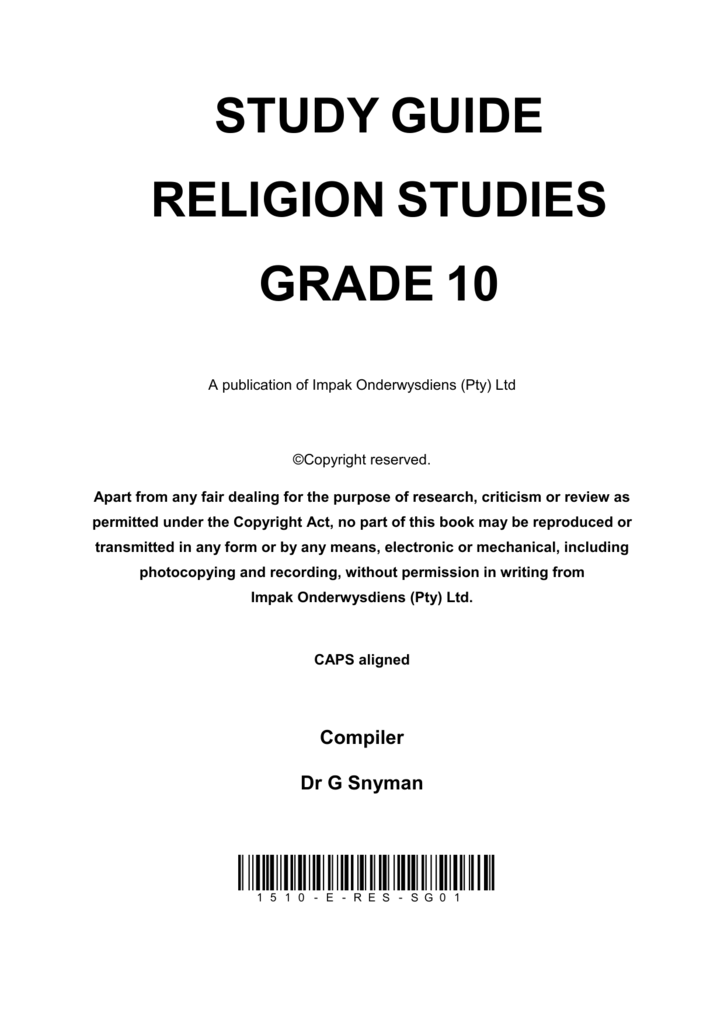 grade 11 religion assignments