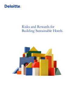 Risks and Rewards for Building Sustainable Hotels.