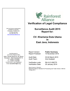 Legality Verification Master Report Template