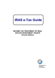 Income Tax Treatment of Real Estate Investment Trusts