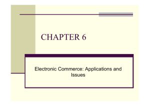 ch06 - e-Commerce- apps and Issues