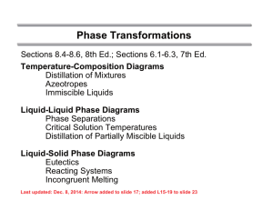 Lecture 19 - 59-240 Physical Chemistry