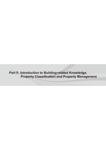 Introduction to Building-related Knowledge