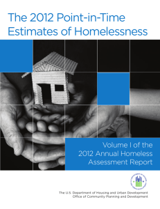 2012 Annual Homeless Assessment Report