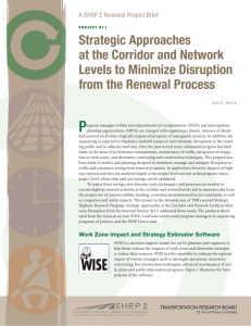Strategic Approaches at the Corridor and Network Levels to