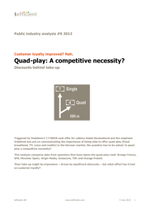 Quad-play: A competitive necessity?