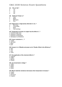C&G 2330 Science Exam Questions