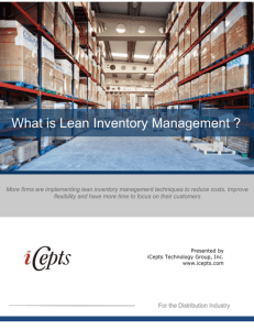 What Is Lean Inventory Management