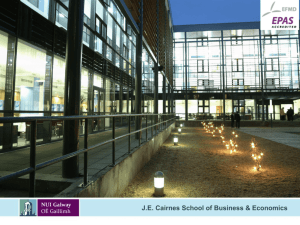 JE Cairnes School of Business & Economics