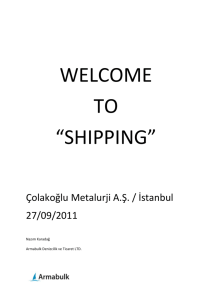 shipping - Armabulk