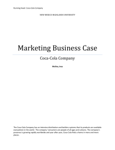 Marketing Business Case - BusinessWeek Education Resource