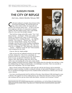 The City of Refuge - National Humanities Center