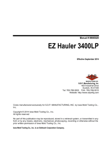 EZ Hauler 3400LP - SDP Manufacturing