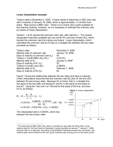 Linear interpolation example