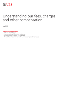 Understanding our fees, charges and other compensation